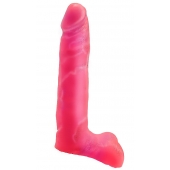 Розовая насадка-фаллос для трусиков Harness - 16,5 см. - LOVETOY (А-Полимер) - купить с доставкой в Нижнем Тагиле