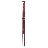 Бордовый ремень Halo Waist Belt - размер L-XL - Shots Media BV - купить с доставкой в Нижнем Тагиле