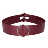 Бордовый ремень Halo Waist Belt - размер L-XL - Shots Media BV - купить с доставкой в Нижнем Тагиле