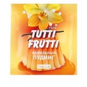 Пробник гель-смазки Tutti-frutti со вкусом ванильного пудинга - 4 гр. - Биоритм - купить с доставкой в Нижнем Тагиле