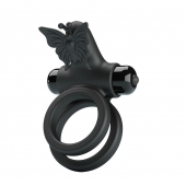 Черное эрекционное виброкольцо Passionate Ring IX - Baile - в Нижнем Тагиле купить с доставкой