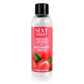 Массажное масло Sexy Sweet Nectar Lychee с феромонами и ароматом личи - 75 мл. - Биоритм - купить с доставкой в Нижнем Тагиле