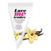 Съедобное согревающее массажное масло Love Me Tender Vanilla с ароматом ванили - 10 мл. - Love to Love - купить с доставкой в Нижнем Тагиле