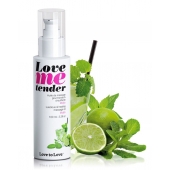 Съедобное согревающее массажное масло Love Me Tender Mojito с ароматом мохито - 100 мл. - Love to Love - купить с доставкой в Нижнем Тагиле