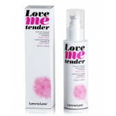 Съедобное согревающее массажное масло Love Me Tender Cotton Candy с ароматом сладкой ваты - 100 мл. - Love to Love - купить с доставкой в Нижнем Тагиле