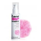 Съедобное согревающее массажное масло Love Me Tender Cotton Candy с ароматом сладкой ваты - 100 мл. - Love to Love - купить с доставкой в Нижнем Тагиле