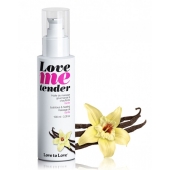 Съедобное согревающее массажное масло Love Me Tender Vanilla с ароматом ванили - 100 мл. - Love to Love - купить с доставкой в Нижнем Тагиле