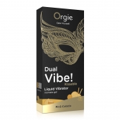 Съедобный гель Dual Vibe Pina Colada с эффектом вибрации и вкусом коктейля пина колада - 15 мл. - ORGIE - купить с доставкой в Нижнем Тагиле