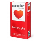 Презервативы Masculan Sensitive plus - 10 шт. - Masculan - купить с доставкой в Нижнем Тагиле