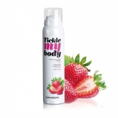 Массажная хрустящая пенка Tickle My Body Strawberry с ароматом клубники - 150 мл. - Love to Love - купить с доставкой в Нижнем Тагиле