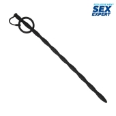 Черный стимулятор уретры Sex Expert - Sex Expert - купить с доставкой в Нижнем Тагиле