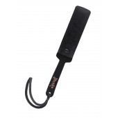 Черный кожаный пэддл - 37 см. - Pecado - купить с доставкой в Нижнем Тагиле