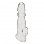 Прозрачная насадка для пениса Girthy Penis Enhancing Sleeve Extension - 17,1 см. - BlueLine - в Нижнем Тагиле купить с доставкой