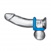 Комплект из 2 эрекционных колец-восьмерок 2-Pack Duo Cock And Ball Stamina Enhancement Ring - BlueLine - в Нижнем Тагиле купить с доставкой