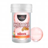 Лубрикант на масляной основе Hot Ball Plus с разогревающим эффектом (2 шарика по 3 гр.) - HotFlowers - купить с доставкой в Нижнем Тагиле