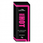 Гель для оральных ласк Oral Hot с согревающим эффектом - 15 гр. - HotFlowers - купить с доставкой в Нижнем Тагиле