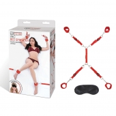 Красная фиксация на матрас Classic Bedspreader - Lux Fetish - купить с доставкой в Нижнем Тагиле