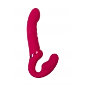 Малиновый безремневой страпон Lapis - 23 см. - Lovense - купить с доставкой в Нижнем Тагиле
