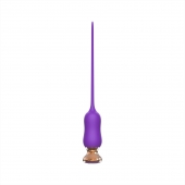 Фиолетовый тонкий стимулятор Nipple Vibrator - 23 см. - I-MOON - купить с доставкой в Нижнем Тагиле