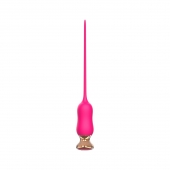 Розовый тонкий стимулятор Nipple Vibrator - 23 см. - I-MOON - купить с доставкой в Нижнем Тагиле