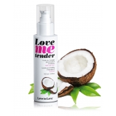 Съедобное согревающее массажное масло Love Me Tender Cocos с ароматом кокоса - 100 мл. - Love to Love - купить с доставкой в Нижнем Тагиле