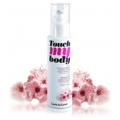 Силиконовый лубрикант 2-в-1 Touch My Body с ароматом вишнёвого цвета - 100 мл. - Love to Love - купить с доставкой в Нижнем Тагиле