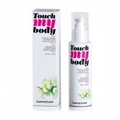 Силиконовый лубрикант 2-в-1 Touch My Body с ароматом моной - 100 мл. - Love to Love - купить с доставкой в Нижнем Тагиле