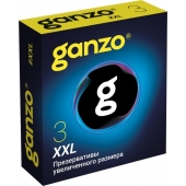 Презервативы увеличенного размера Ganzo XXL - 3 шт. - Ganzo - купить с доставкой в Нижнем Тагиле