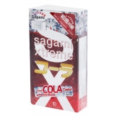 Ароматизированные презервативы Sagami Xtreme COLA - 10 шт. - Sagami - купить с доставкой в Нижнем Тагиле