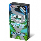 Презервативы Sagami Xtreme Mint с ароматом мяты - 10 шт. - Sagami - купить с доставкой в Нижнем Тагиле
