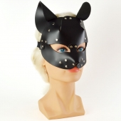 Черная кржаная маска Pussy - Sitabella - купить с доставкой в Нижнем Тагиле