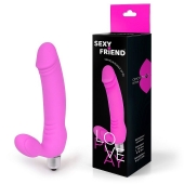 Розовый безремневой страпон Sexy Friend - 1137 - купить с доставкой в Нижнем Тагиле