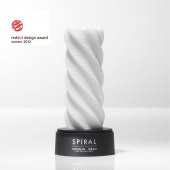 Белый 3D мастурбатор SPIRAL - Tenga - в Нижнем Тагиле купить с доставкой
