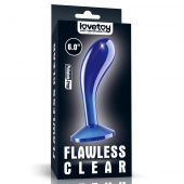 Синяя анальная втулка Flawless Clear Prostate Plug 6.0 - 15 см. - Lovetoy - в Нижнем Тагиле купить с доставкой