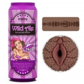 Коричневый мастурбатор-вагина Pleasure Brew Masturbator-Wild Ale в банке - Lovetoy - в Нижнем Тагиле купить с доставкой