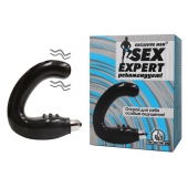 Чёрный массажёр простаты серии Sex Expert - Sex Expert - в Нижнем Тагиле купить с доставкой