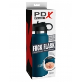 Мастурбатор-вагина в синей колбе F*ck Flask - Pipedream - в Нижнем Тагиле купить с доставкой