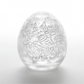 Мастурбатор-яйцо Keith Haring EGG PARTY - Tenga - в Нижнем Тагиле купить с доставкой