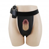 Полый вибрострапон на регулируемых трусиках Draven - 17,5 см. - Baile - купить с доставкой в Нижнем Тагиле