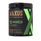 Презервативы MAXUS Mixed - 12 шт. - Maxus - купить с доставкой в Нижнем Тагиле