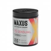 Анатомические презервативы MAXUS Sensual - 15 шт. - Maxus - купить с доставкой в Нижнем Тагиле