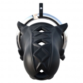 Черный замок верности Extreme Silicone Cock Blocker - Pipedream - купить с доставкой в Нижнем Тагиле