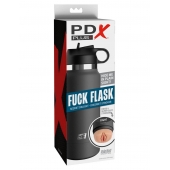 Серый мастурбатор в виде бутылки F*ck Flask - Pipedream - в Нижнем Тагиле купить с доставкой