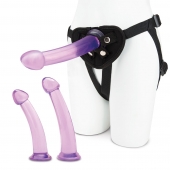 Тренировочный набор с тремя насадками Pegging Training Set - Lux Fetish - купить с доставкой в Нижнем Тагиле