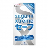 Презервативы Sagami Xtreme Ultrasafe с двойным количеством смазки - 10 шт. - Sagami - купить с доставкой в Нижнем Тагиле