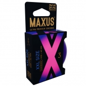 Презервативы Maxus XXL увеличенного размера - 3 шт. - Maxus - купить с доставкой в Нижнем Тагиле