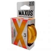 Презервативы анатомической формы Maxus Sensual - 3 шт. - Maxus - купить с доставкой в Нижнем Тагиле