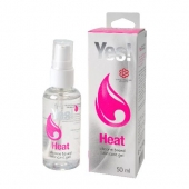 Возбуждающая силиконовая вагинальная смазка Yes Heat - 50 мл. - Sitabella - купить с доставкой в Нижнем Тагиле