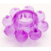 Мягкая фиолетовая гелевая насадка - Toyfa Basic - в Нижнем Тагиле купить с доставкой