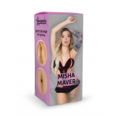 Двусторонний мастурбатор Misha Maver - 22 см. - ФлешНаш - в Нижнем Тагиле купить с доставкой